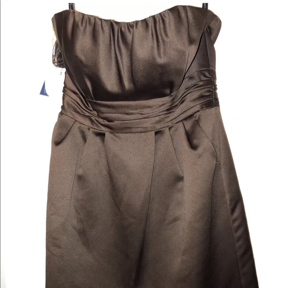 Brown cocktail dress size 10